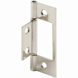 Bi-Fold Door Hinge, Satin Nickel, 2-Pk.
