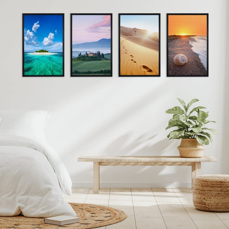 Giftgarden 11x17 Picture Frame Pack of 4, Matted 11x17 Frames