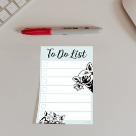 Funny Pig Sticky to Do List| Pigs Lover Stuff Gift Ideas for Girls and Women | Notepad 4x6 50 Pages