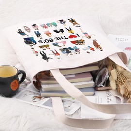 PYOUL Movies Inspired Gift I Love The 80's Tote Bag 80’s Movies Lover Fan Handbag Movies Merchandise 80’s Gift (Love The 80's Tote)