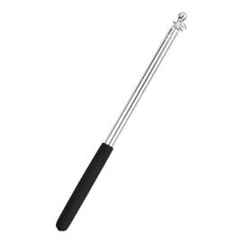 Telescopic Handheld Flagpole 5.24FT /1.6M, Stainless Steel Extendable Flag Pole, Portable Guide Flag Pole, Collapsible Flag Pole Pointer, for Festival Flagpole, for Tour Guides Teacher Pointer