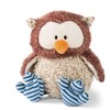 NICI 46092 Plush Cuddly Toy Owl Oscar with turnable Head