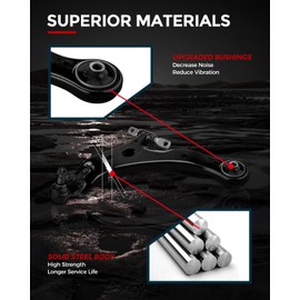 KAX Front Lower Control Arm w/Ball Joint Assembly K622036 K622035 Fit for Sienna LE, Limited, XLE,Base,L, SE,Limited,Premium,XLE,Premium/SE Premium 2011 2012 2013 2014 2015 2016 2017 2018 2019-2pcs