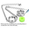 Essential Oil Diffuser Anklet Stainless Steel Aromatherapy Pendant Adjustable Anklet