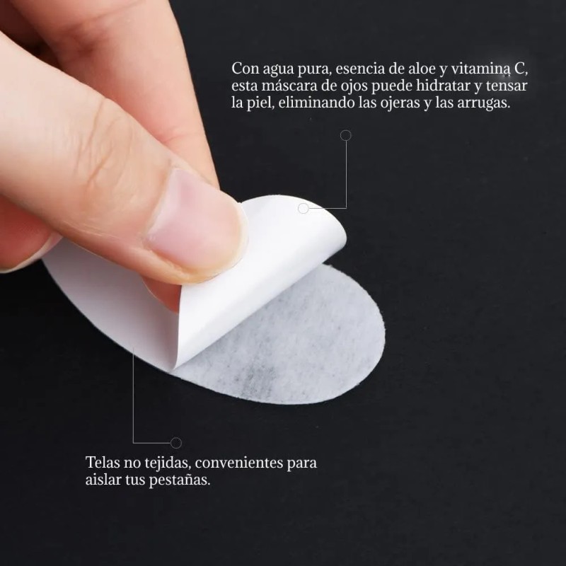 Parches De Hidrogel Para Extensión De Pestañas 50 Pares