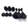 Esponjas de maquillaje 12 piezas (Negro)