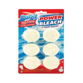 Pack of 6 Duzzit Power Bleach Toilet Block