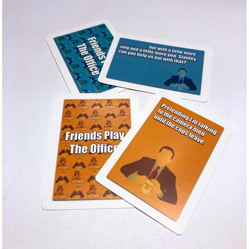 Friends Play The Office 2 Card Game