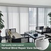 14 Vertical Blind Repair Vane Savers, Louver Replacement Parts Maintenance