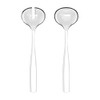Guzzini Salad Servers 29730142 Two-Tone Transparent White Mother of Pearl