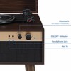 Crosley CR6236A-WA Jasper 3-Speed Bluetooth in/Out Vinyl Record Player Turntable