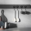 MIKEDE 120 LBS Black Magnetic Hooks, 6 Pack Swivel Swing