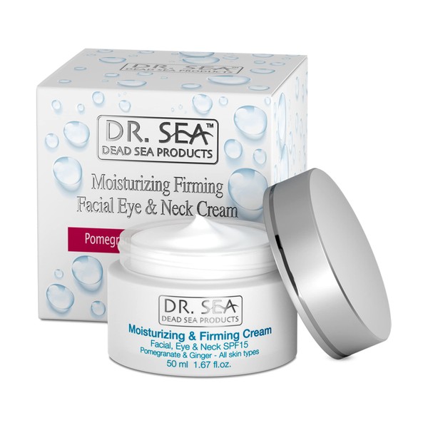 Dr. Sea Moisturising Firming Facial Eye & Neck Cream Pomegranate & Ginger 50 ml