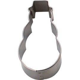 Tiger Crown 1943 Cookie Cutter, Silver, 1.5 x 3.0 x 0.8 inches (38 x 75 x 21 mm), 18-8 Cutter, Snowman, Hat, 18-8 Stainless Steel