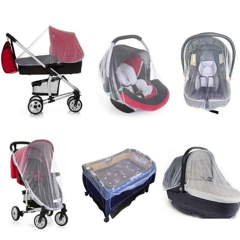 Mosquito Net for Stroller (2 Pack) - Durable Baby Stroller