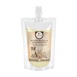 Aceite de Coco Ga Tlali - Cuidado de Pelaje - Hidratación de Piel Seca - Prensado en Frío - 100% Natural - Sin Aditivos - 150ml - Hecho en México