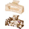 SINIDE Acetate Tortoise Shell Hair Claw Clips, Medium Cellulose Celluloid