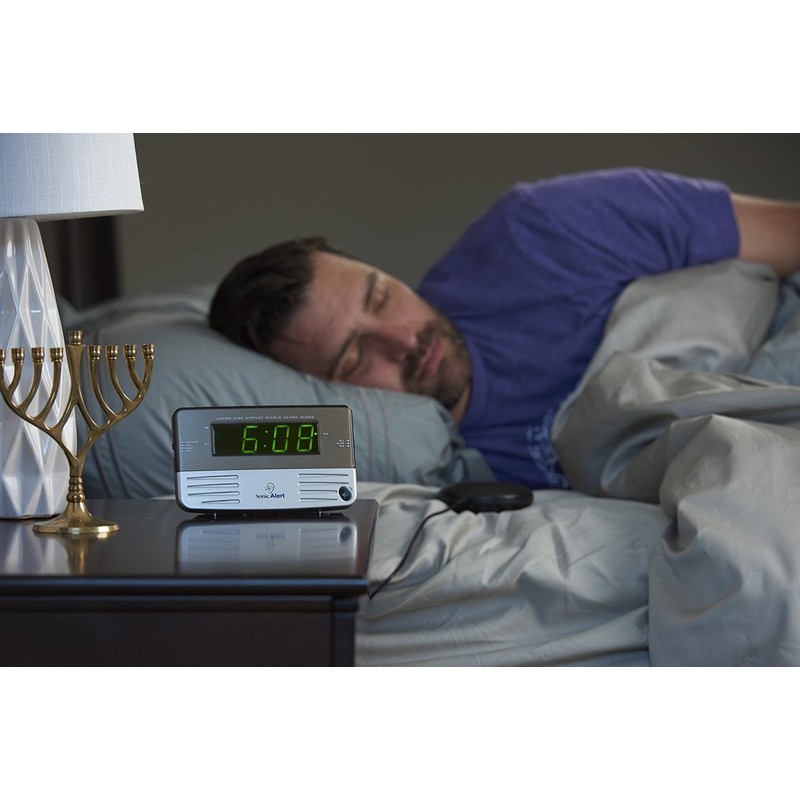Sonic Alert Extra Loud Dual Alarm Clock with Super Shaker
