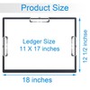 Acocony 11x17 Clipboard Three Clip Super Tough Extra Large Clipboard