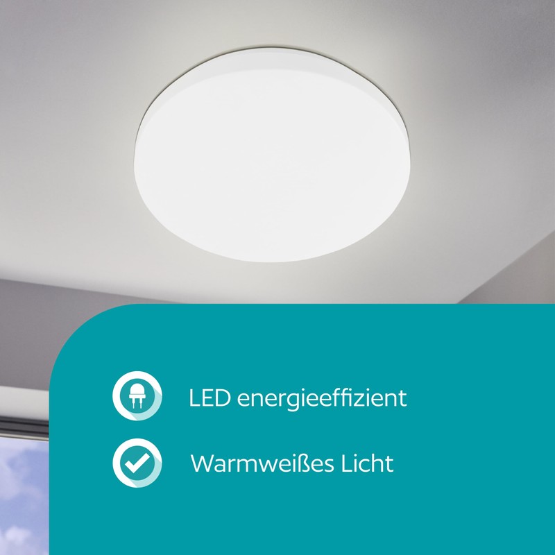 Eglo Pogliola-E LED Ceiling Light Round Ceiling Light