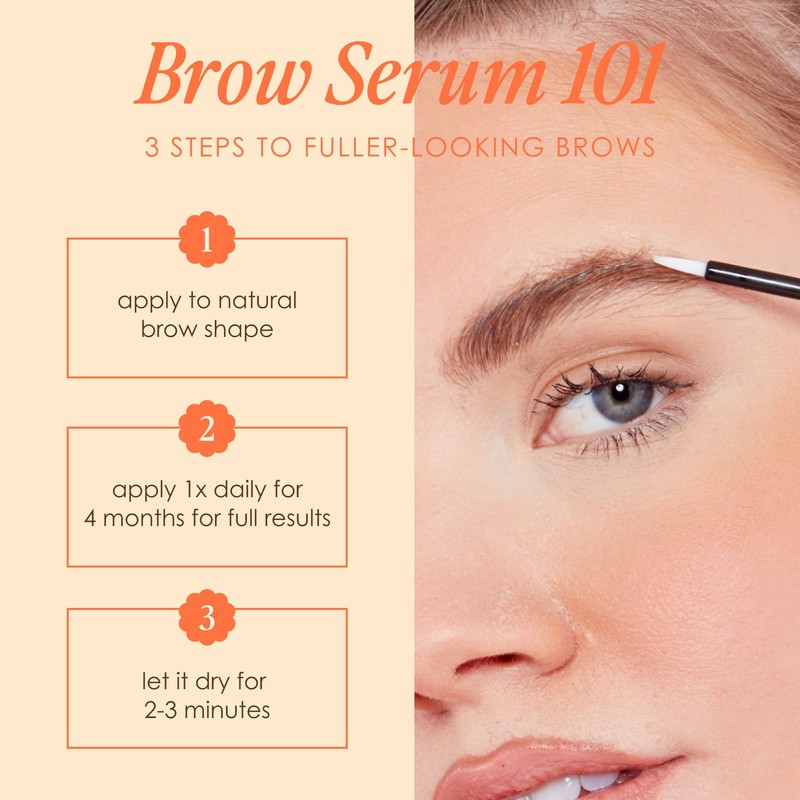 Grande Cosmetics GrandeBROW Brow Enhancing Serum for Fuller, Bolder, Looking