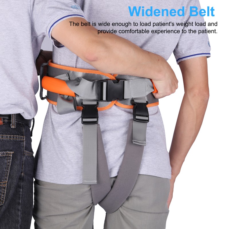 Transfer Belt Safety Nursing Elderly Patient Assist with 7 Handles