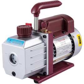 VEVOR Vacuum Pump 4.5CFM Vacuum Pump HVAC Single-Stage Rotary Vane Vacuum Pump 1/3HP 5PA Ultimate Air Conditioning Refrigerant Vacuum Pump