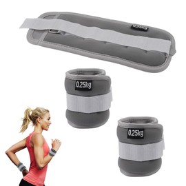 2 x wrist weights, 0.25 kg leg weights for feet