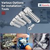 Kozelo 50pcs M4 Socket Head Cap Bolt Nut Assortment Kit