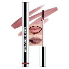 KXmzeG Matte Lip Stain Peel Off Lip Gloss,Liquid Peel Off Lip Liner Stain,Brownish Red Lip Stain Long Lasting Waterproof & Smudge-Proof, Transfer-Proof Lip Gloss (03#, Pack of 1)