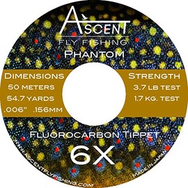 Ascent Fly Fishing Phantom Fluorocarbon Tippet (5X)