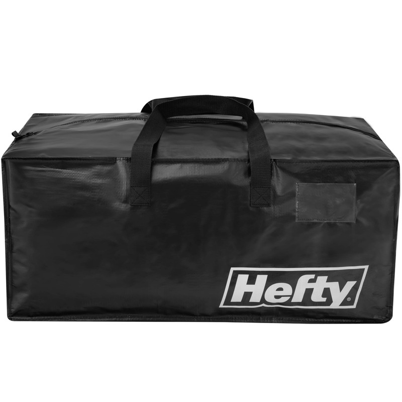 Hefty Large Flexible Tote with Breathable Mesh, Double Zipper, 2