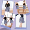 Lusofie Dance Skirts for Women with Elastic Ties Short Ballet
