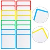 jojofuny 16pcs Square Magnetic Blank Cards Magnetic Name Plates for