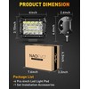 NAOEVO 4 Inch LED Pod Lights, 240W 24,000LM LED Fog/Driving/Off