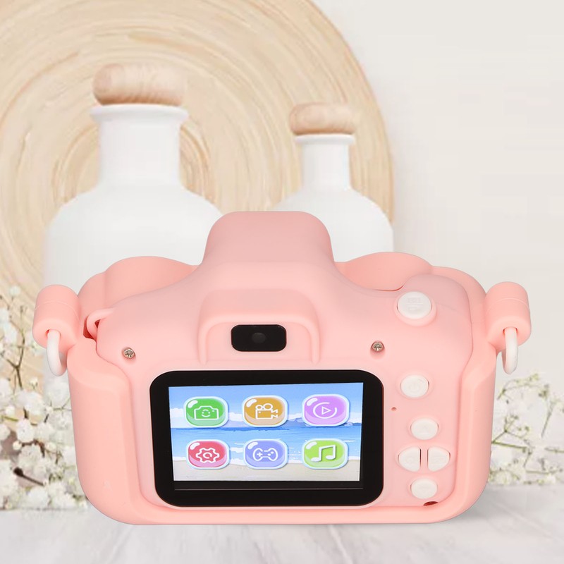 Kids Camera 2in IPS HD Screen Front Rear Camera Game