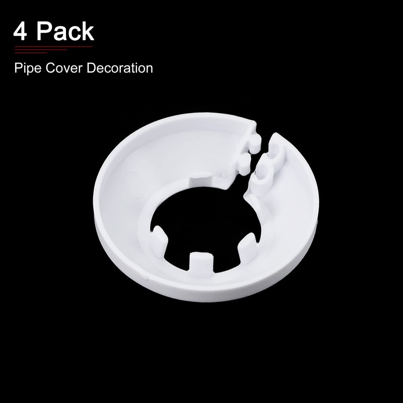 DTGN 55x13mm(DxT) Pipe Cover Decoration - 4Pack - Good for