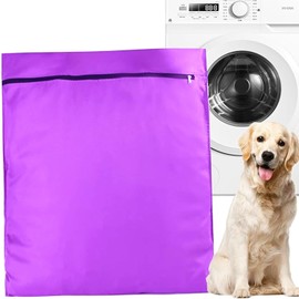 Pet Laundry Bag, Petwear Wash Bag Pet Hair Remove Bag, Stops Pet Hair Blocking the Washing Machine, Large Size Ideal For Dog Cat Horse Rabbit
