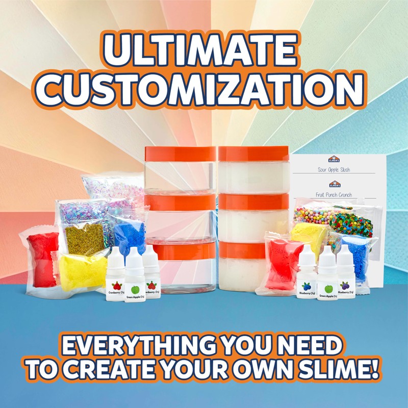 Elmer's Color Wheel Slime Kit, Includes Elmer's Gue Premade Slime,