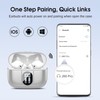 Wireless Earbuds, Bluetooth 5.3 Headphones In Ear with 4 ENC