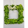 Tradingsmith Preserved Boxwood Square Wreath - 6 inch