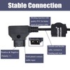 D-tap to DC Power Cable 12V 5.5mm×2.1mm for Atomos Shogun,
