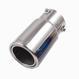 Life Design Johnson.42 Toyota Land Cruiser Prado 150 Series Exclusive Muffler Cutter Prado Tail Throat Exhaust Tail Pipe Prado Custom Exterior Parts with Muffler Function PRADO Emblem Round Shape