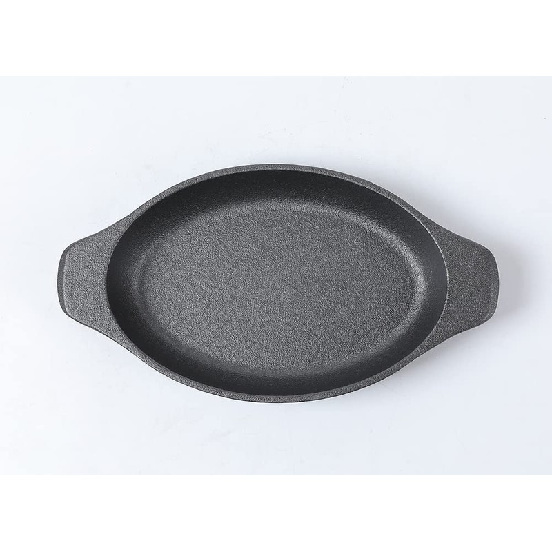 HAWOK Cast Iron Oval Mini Server, 6.5"LX4.7"W, 12oz, 6 Pcs