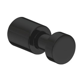 Emco Loft Hook 35 mm in Black - Suitable as Towel Hooks & Wall Hooks - Stylish Wall Mounting & Easy Wall Mounting in the Bathroom