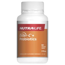 Nutralife EsterC+ PROBIOTICS 60T CHEWABLES, 60 count