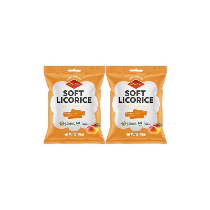 Halva European Style Licorice - Finnish Sweet and Soft Eating