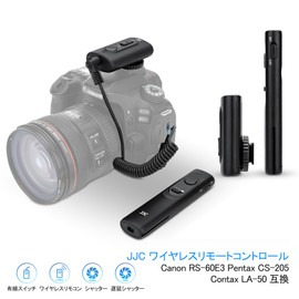 JJC Wireless Remote Control Compatible Canon RS-60E3 Camera Remote Control for Canon EOS Rebel T7 T6 T5 T8i T7i T6s T6i SL3 SL2 EOS 90D 80D 70D 77D 60D EOS R R6 Mark II R7 R8 R10 RP R100 M6 M5 SX 70