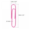 sourcing map Paper Clips Medium Size 2 Inch Vinyl Coated