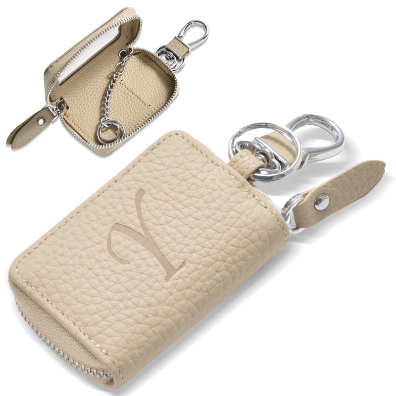YooFa Smart Key Case, Men's Key Case, Initial Embossed, Women's,